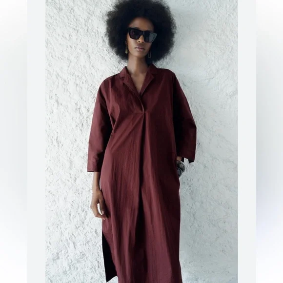 zara burgundy maxi dress Mattea Slinky And Mesh Maxi Dress With Scarf / Burgundy | MESHKI